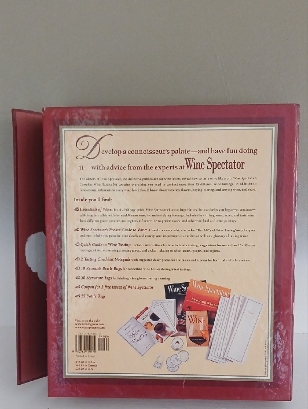 Wine Spectator's Complete Wine Tasting Kit - Picture 2 of 3